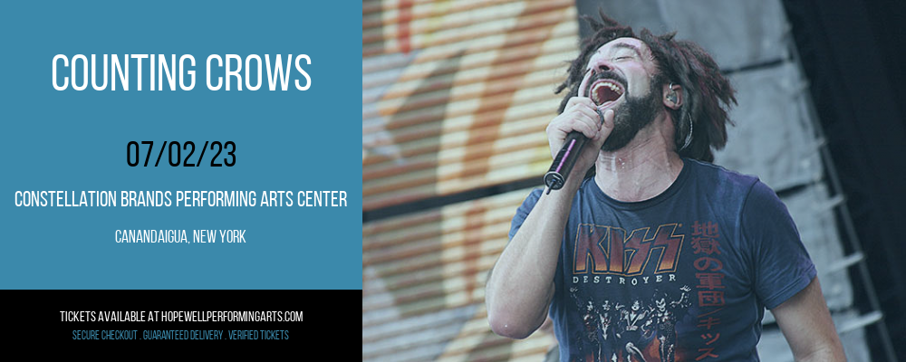 Counting Crows at Constellation Brands Performing Arts Center 