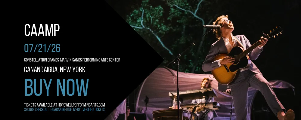 Caamp at Constellation Brands-Marvin Sands Performing Arts Center