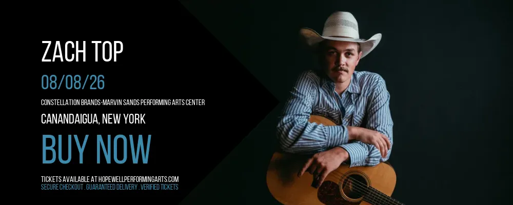 Zach Top at Constellation Brands-Marvin Sands Performing Arts Center